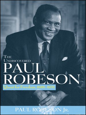 cover image of The Undiscovered Paul Robeson